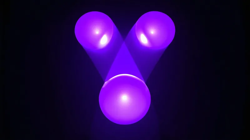 Abstract visualization of three interconnected nodes representing a small but efficient ML team infrastructure