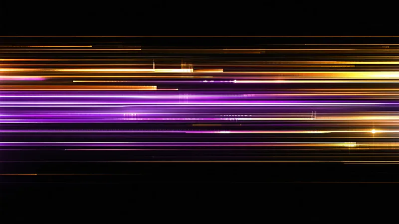 Abstract monitoring dashboard concept with multiple signal streams and health indicators on dark background
